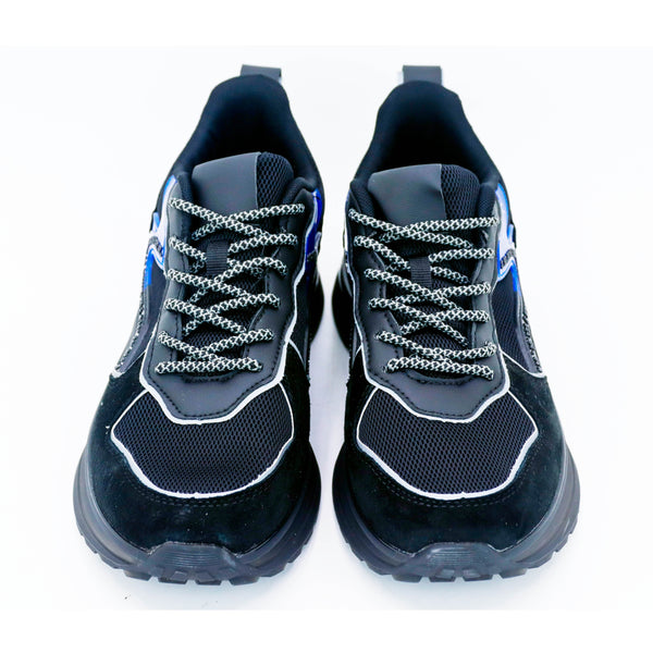 Deportivas negro-azul