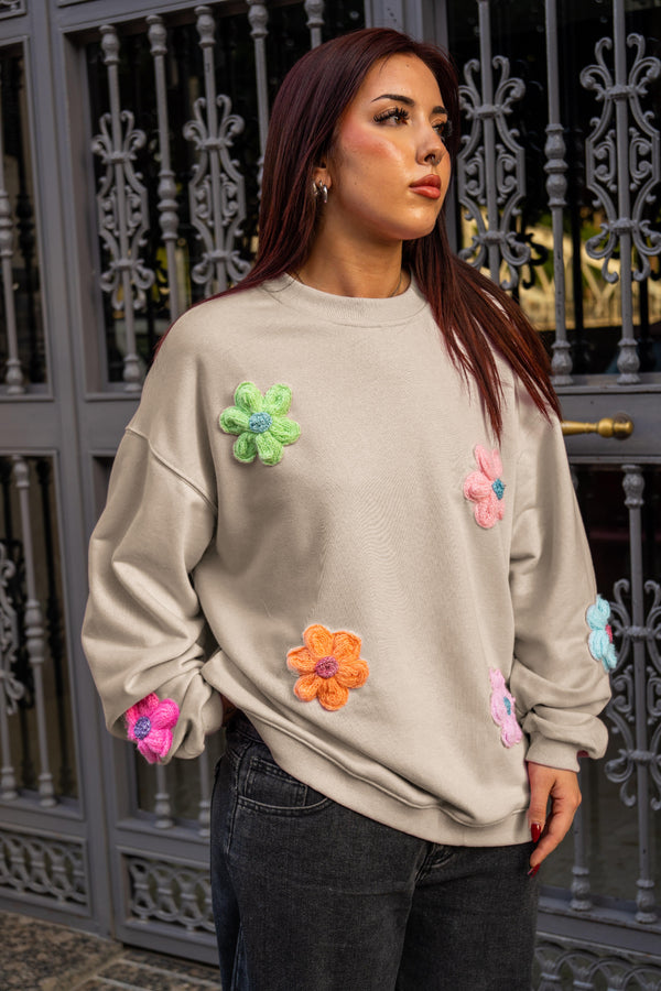 Sudadera flores