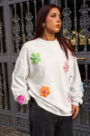 Sudadera flores
