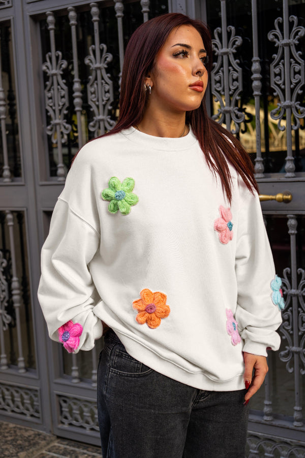 Sudadera flores