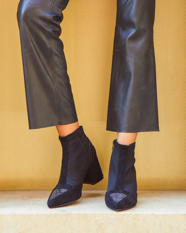 Botas de Media Caña A-5426 Negro