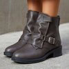 Botas de Media Caña AD-5443 Chocolate
