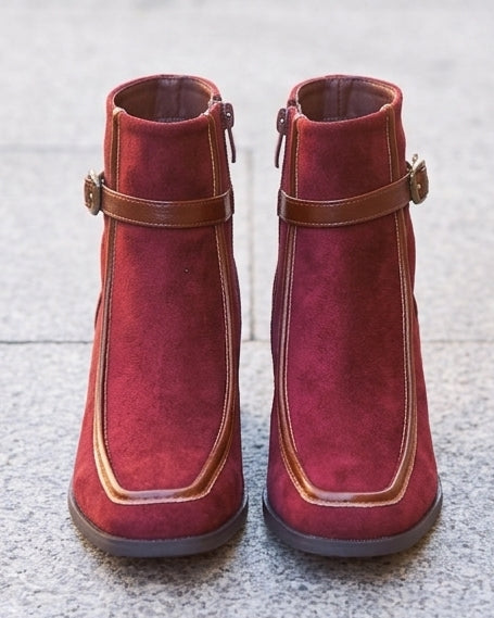 Botas de Media Caña DB-5544 Burdeos