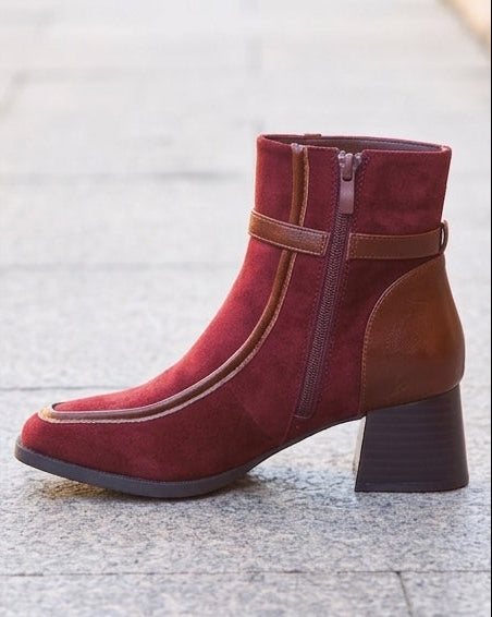 Botas de Media Caña DB-5544 Burdeos