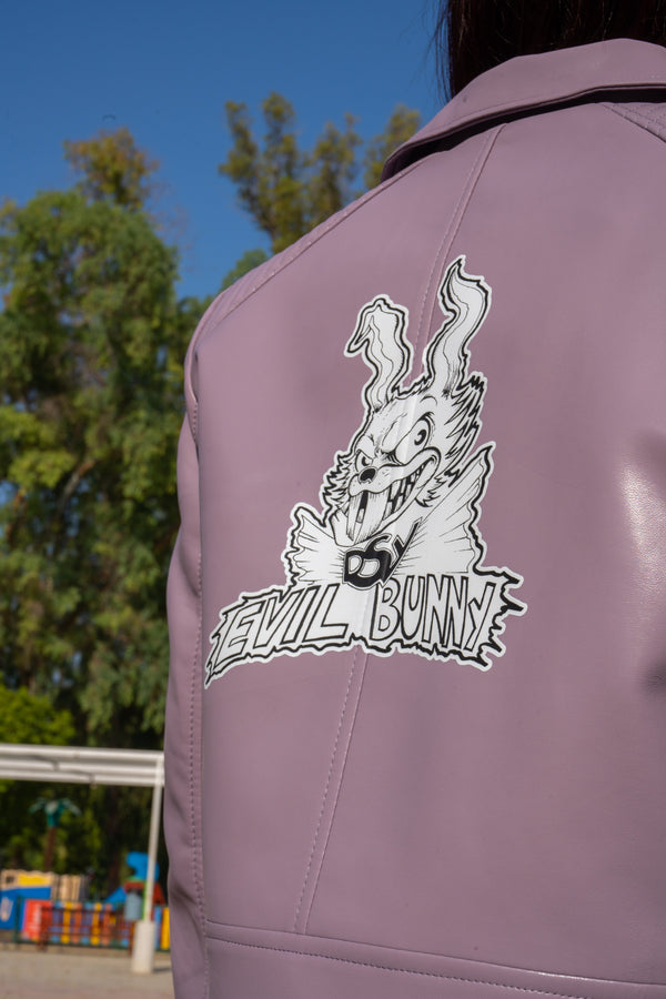 Cazadora biker polipiel