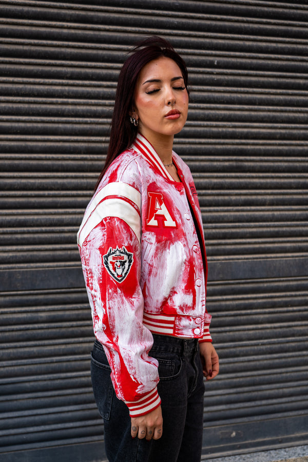 Cazadora bomber polipiel