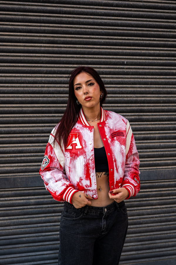 Cazadora bomber polipiel