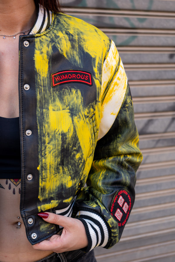 Cazadora bomber polipiel