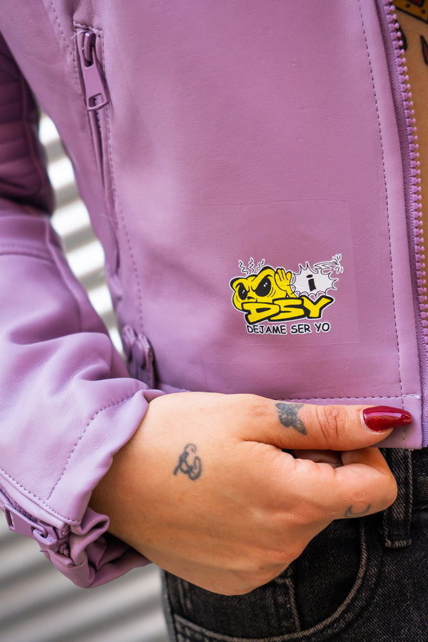 Cazadora biker polipiel