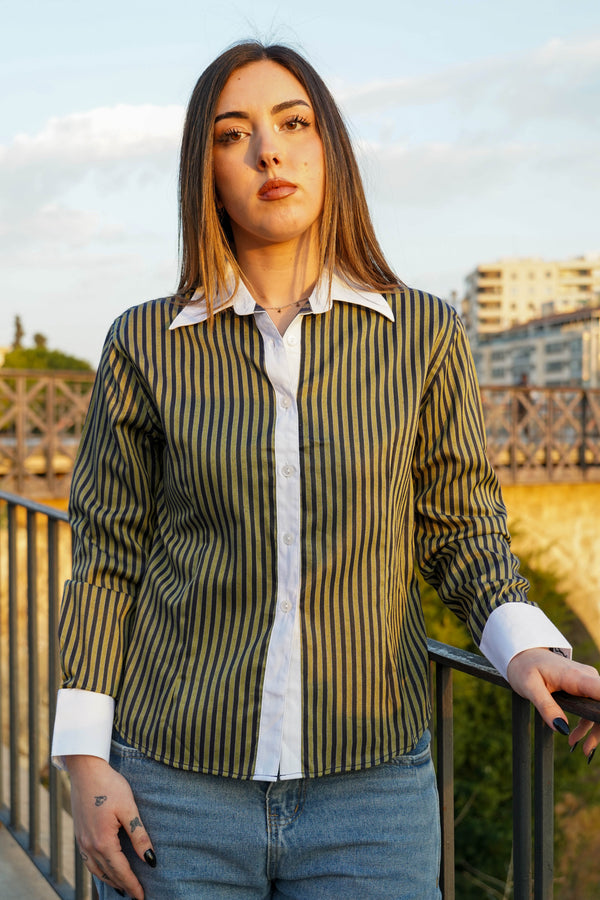 Camisa manga larga rayas