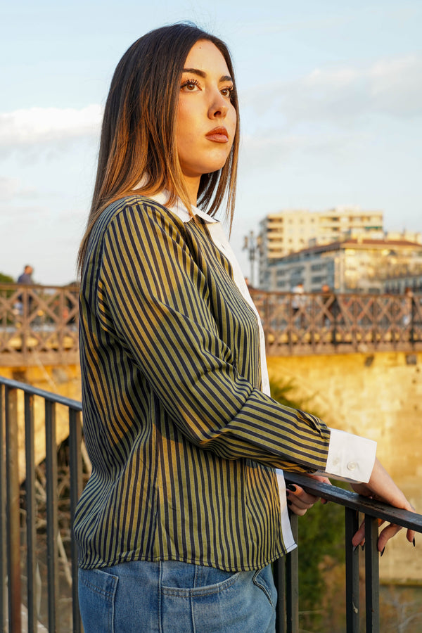 Camisa manga larga rayas