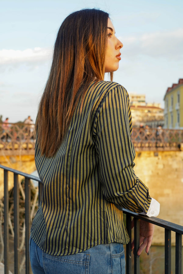 Camisa manga larga rayas