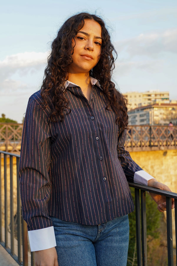 Camisa manga larga rayas