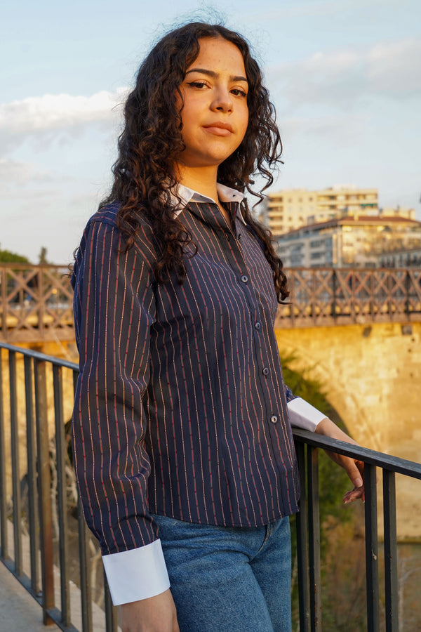 Camisa manga larga rayas