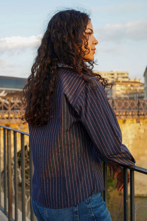 Camisa manga larga rayas