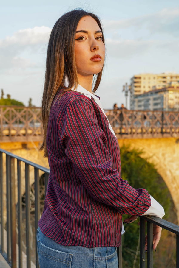 Camisa manga larga rayas