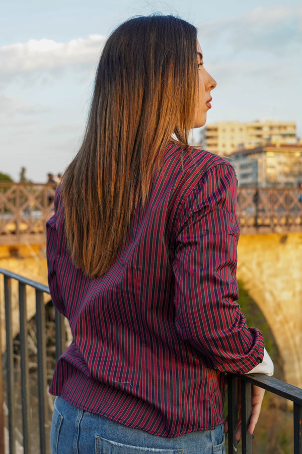 Camisa manga larga rayas