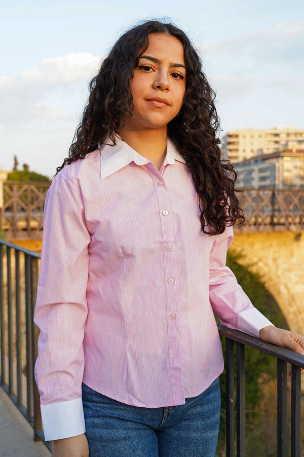 Camisa manga larga rayas