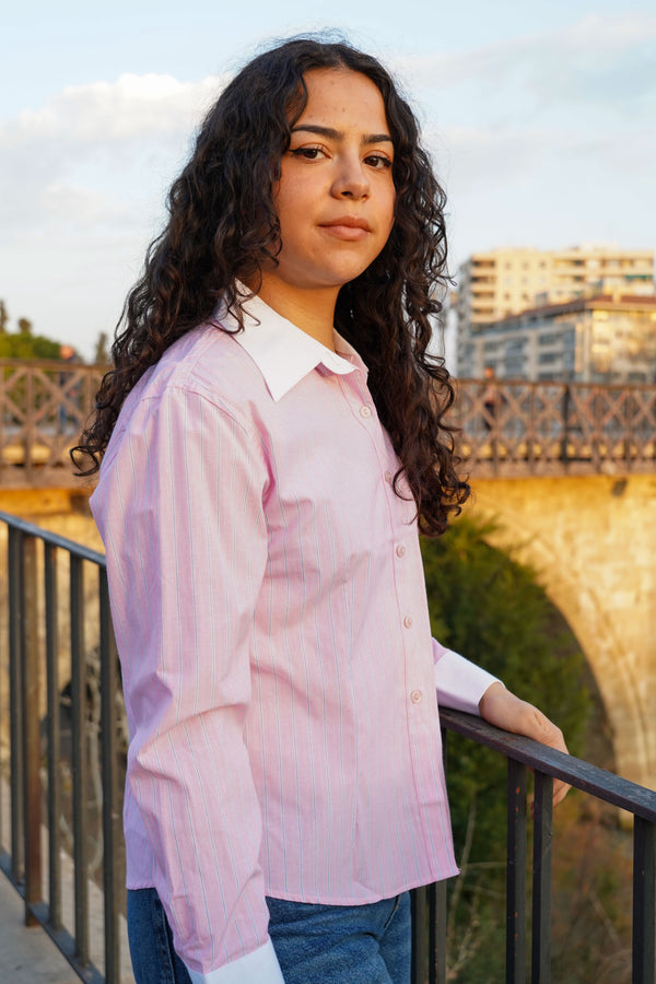 Camisa manga larga rayas