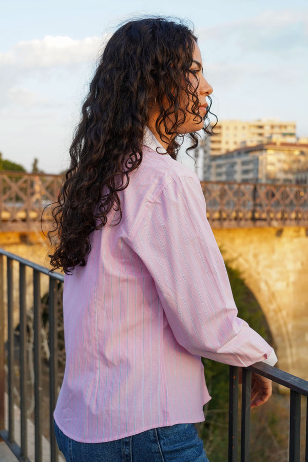 Camisa manga larga rayas