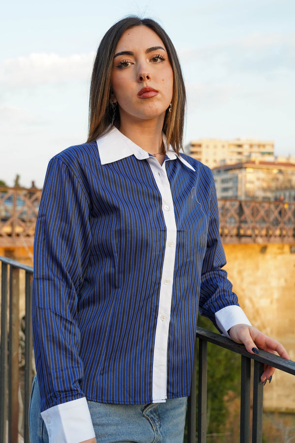 Camisa manga larga rayas