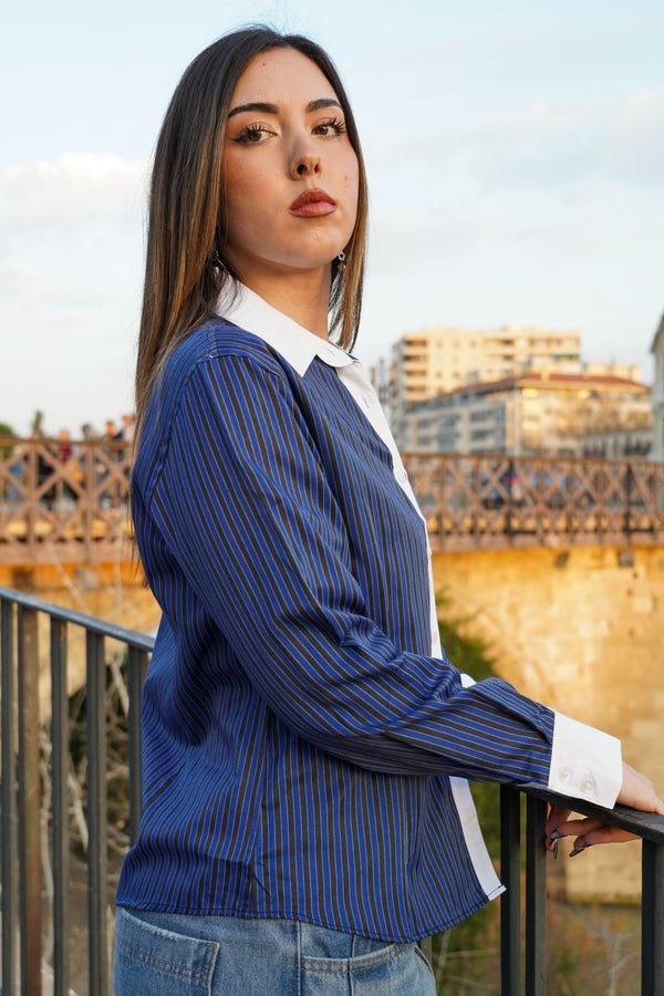 Camisa manga larga rayas