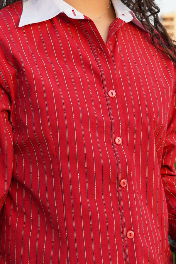 Camisa manga larga rayas