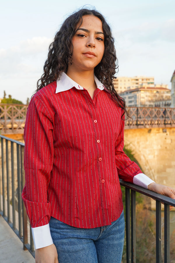 Camisa manga larga rayas