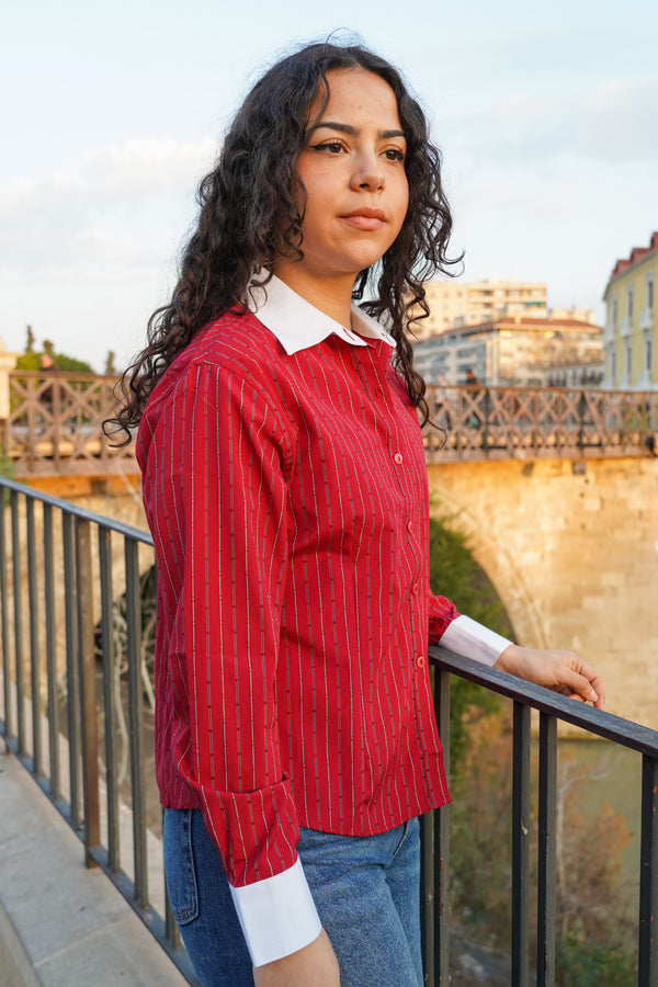 Camisa manga larga rayas