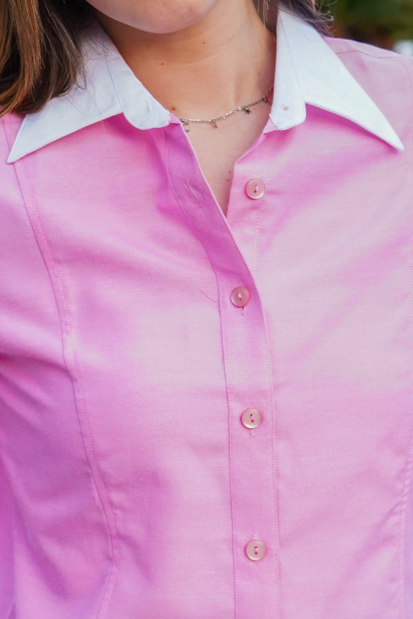 Camisa manga larga lisa