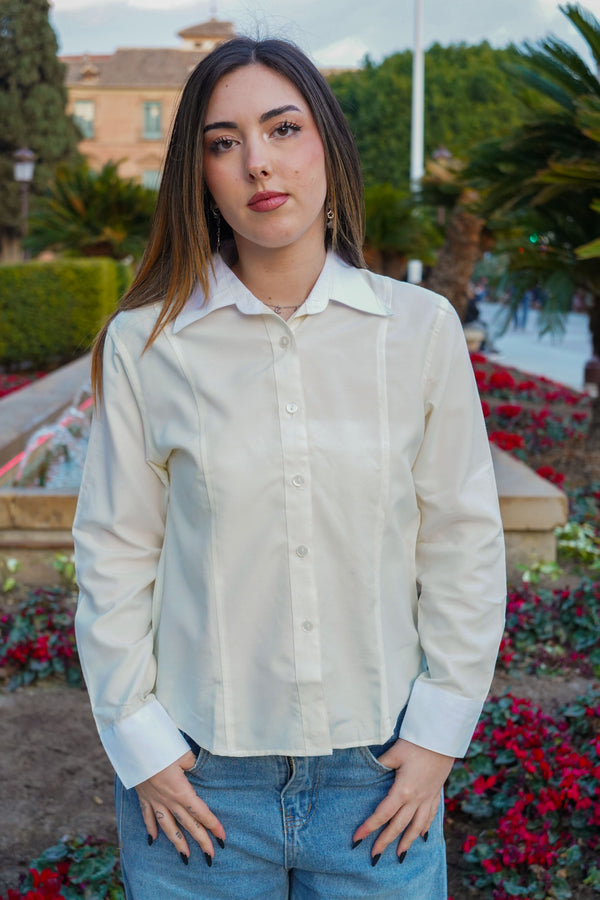 Camisa manga larga lisa