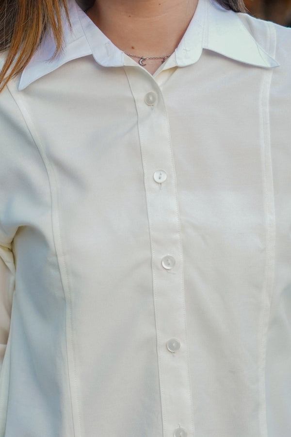 Camisa manga larga lisa