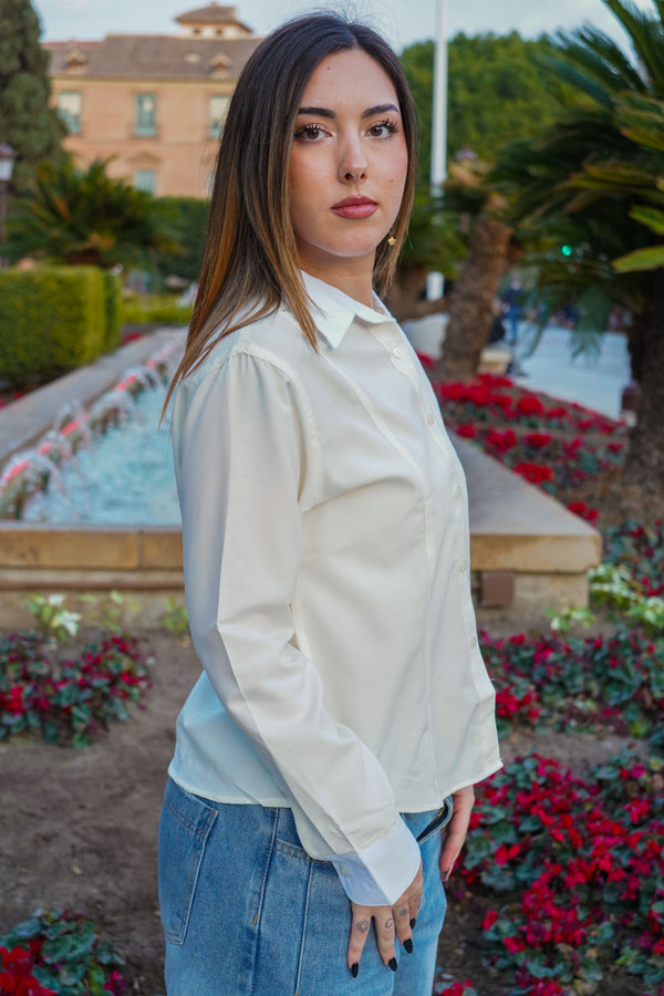 Camisa manga larga lisa