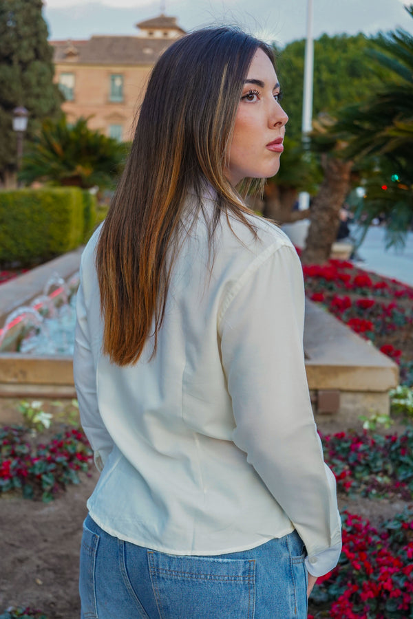 Camisa manga larga lisa