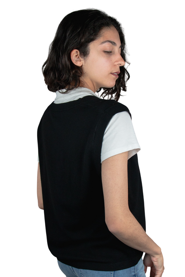 Chaleco de punto abotonado