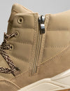 Botines con cordoneras khaki