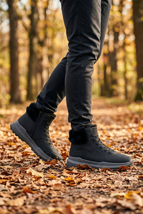 Botines black con pelo