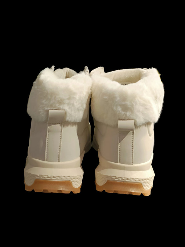 Botines beig con pelo