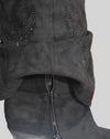 Botas de caña alta con pedrería
