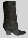 Botas de caña alta con pedrería