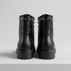 Botines negros con pedrería