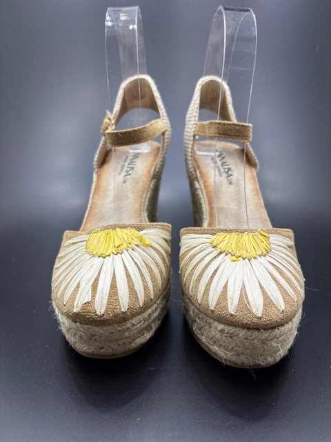 Sandalias de Cuña Margarita con Plataforma