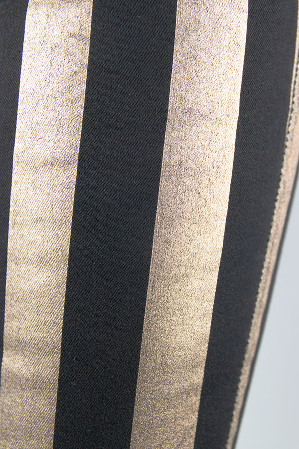 Pantalones rayas con brillo