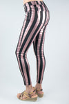 Pantalones rayas con brillo
