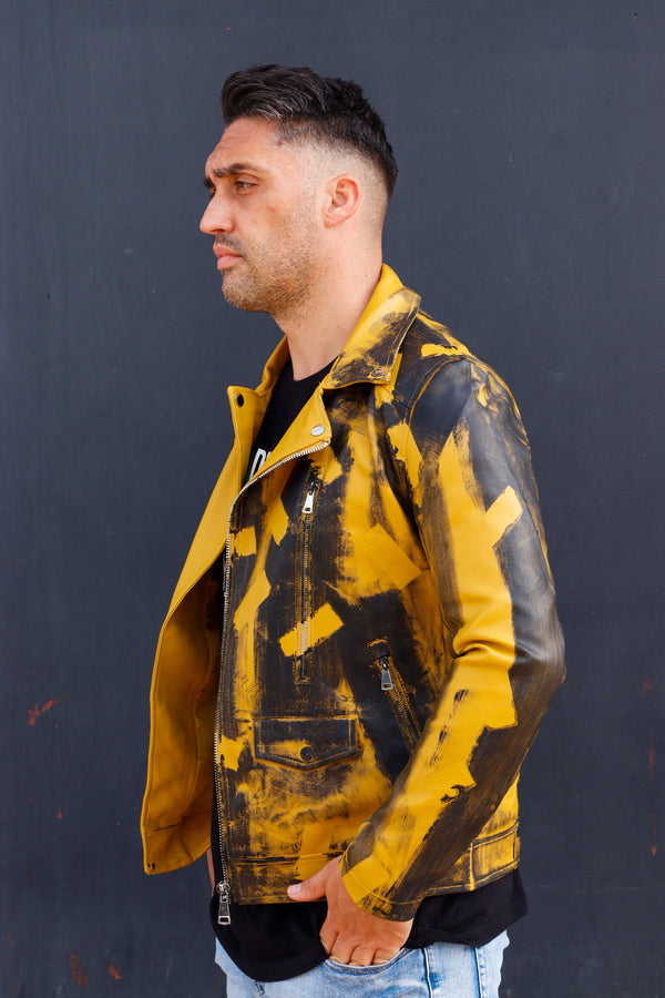 Cazadora motero polipiel