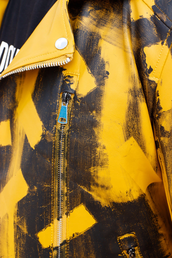 Cazadora motero polipiel