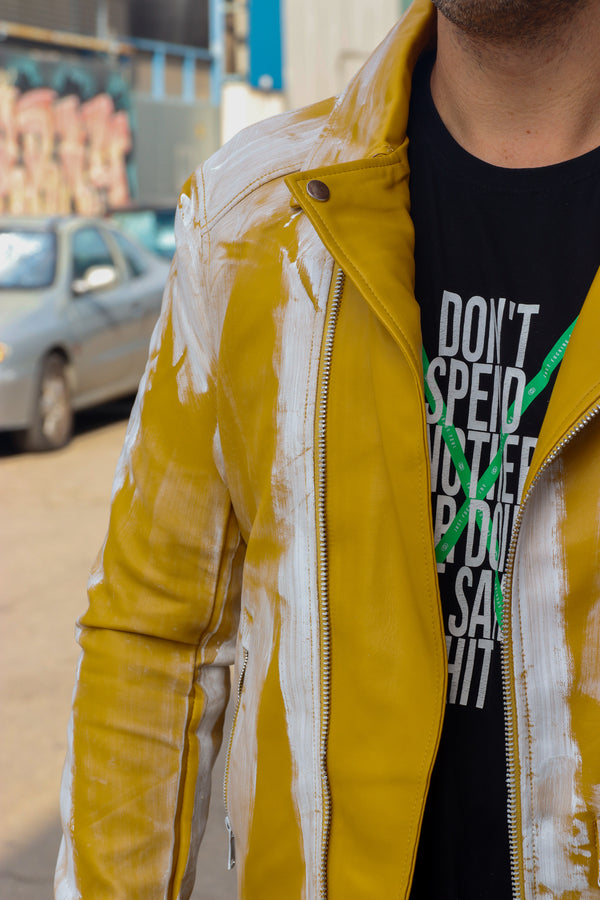 Cazadora motero polipiel