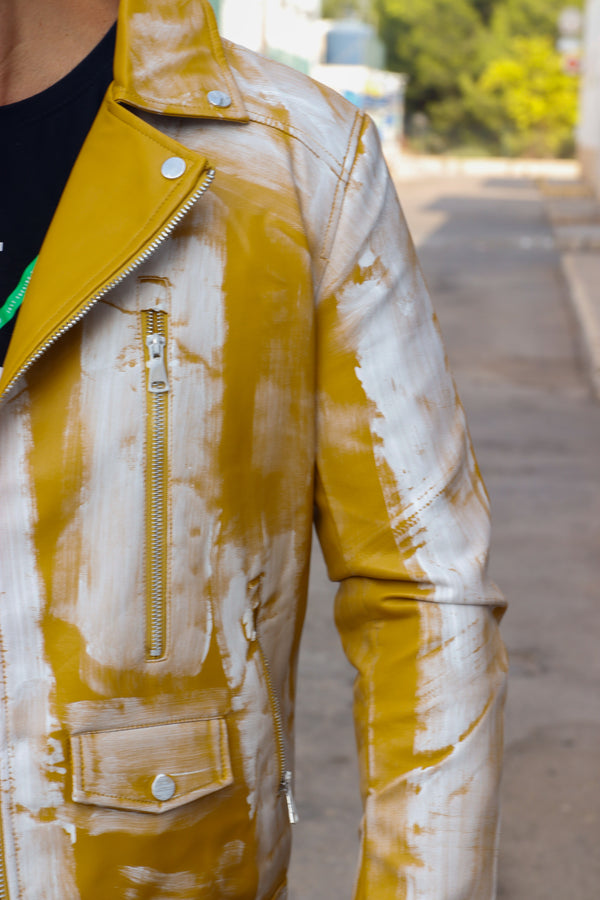 Cazadora motero polipiel