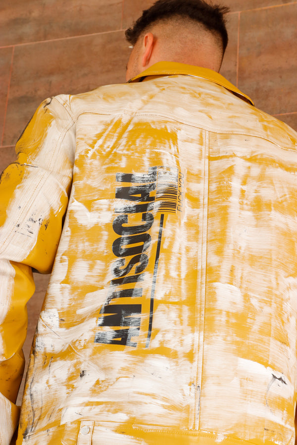 Cazadora motero polipiel