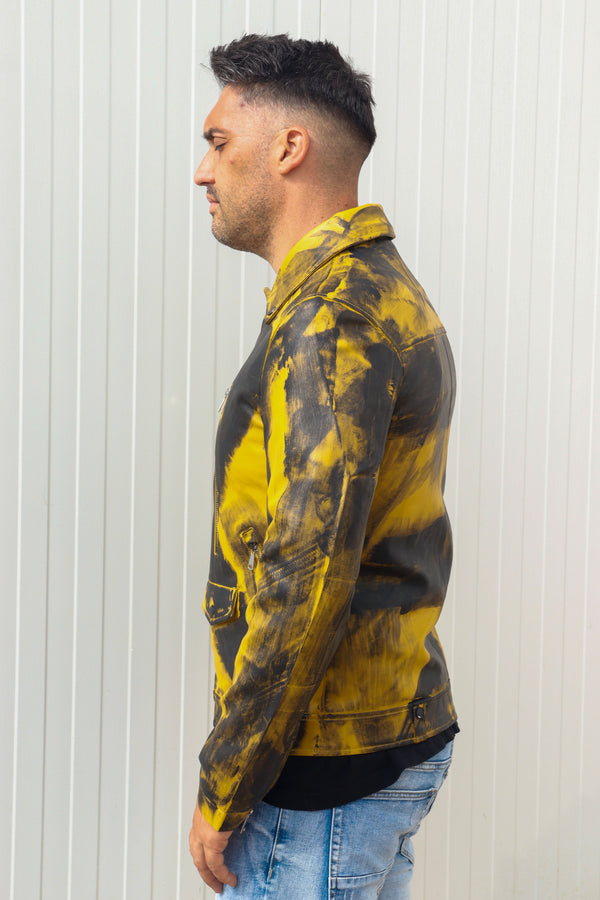 Cazadora motero polipiel